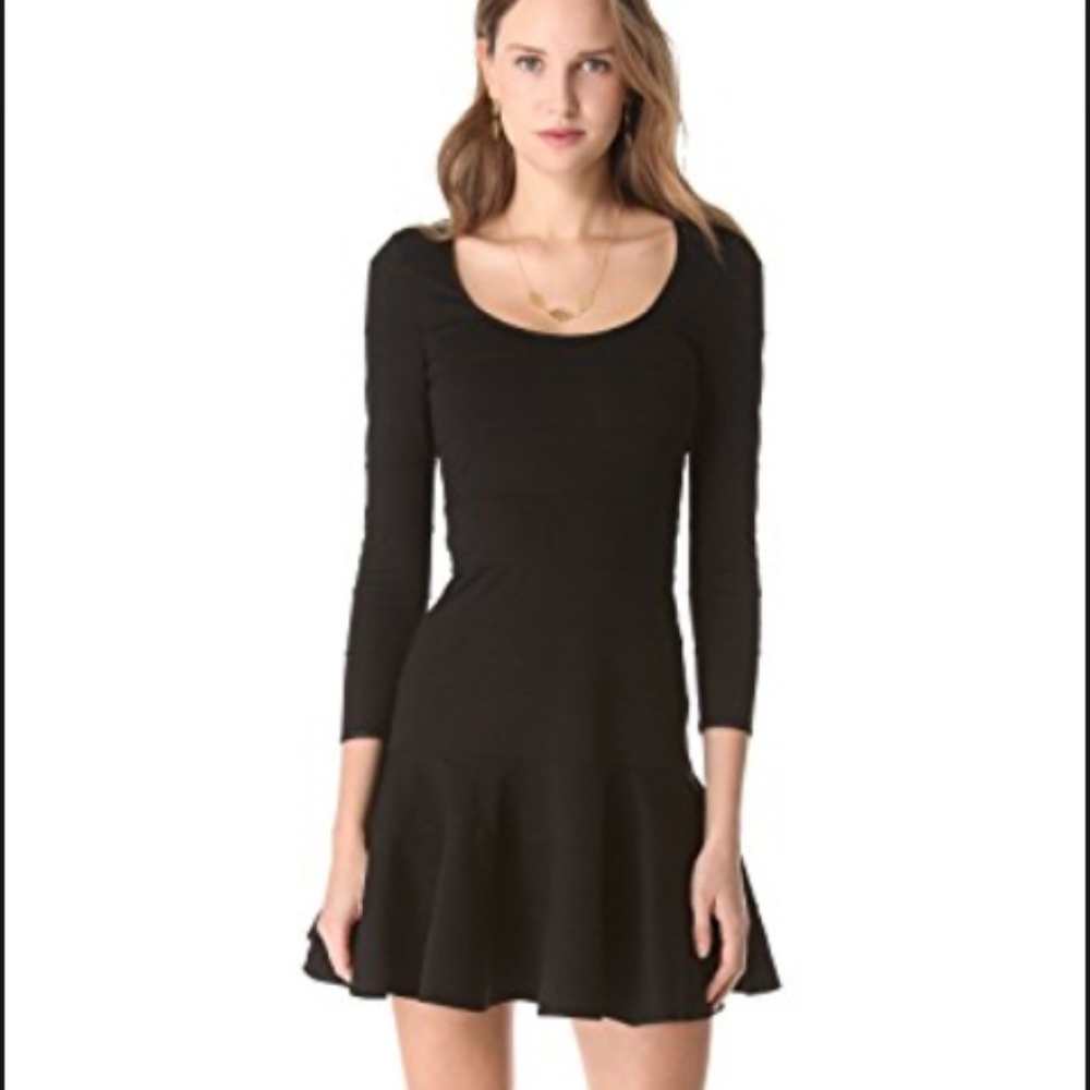 Juicy Couture Black Banded Mini Dress